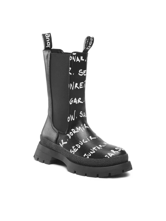 Desigual Klassische Stiefeletten 22WSTP03 Schwarz Gr. 37