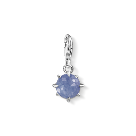 Thomas, Sabo, Anhänger, Charm-Club, Geburtsstein, Dezember, 925, Sterling, Silber, Dumortierit, Zirkonia, Blau, 1782-624-1, Zubehor, Ohrring, Schmuck, Edelstein
