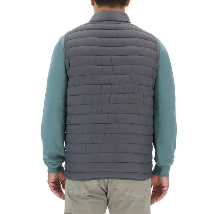 JEEP Herren Steppweste O103345GR - Grau mit Reißverschlusstaschen GR. XXL