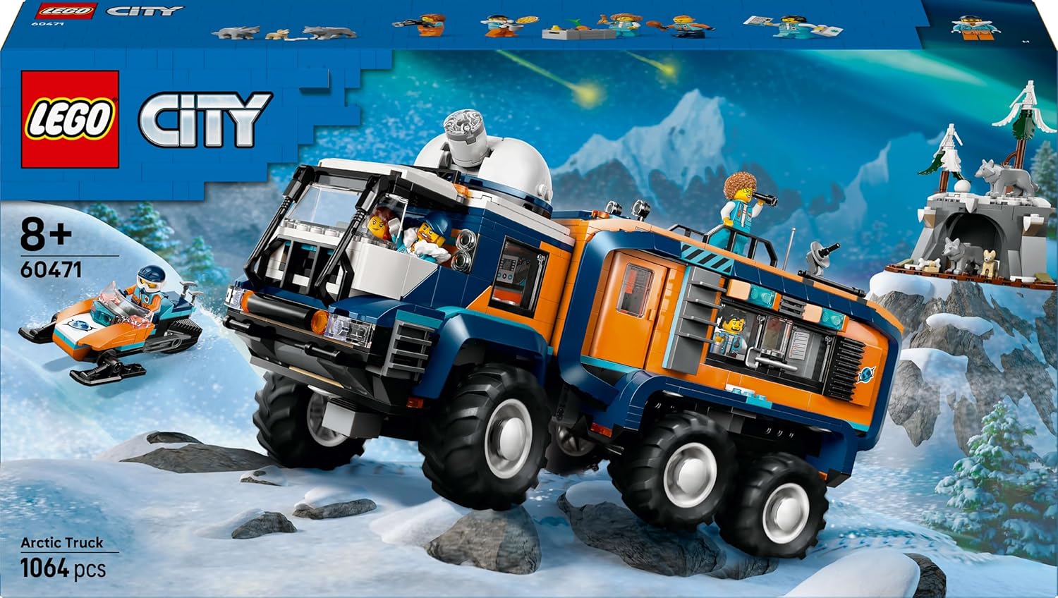 LEGO® City 60471 Arktis-Truck mit Labor Maschine, Rad