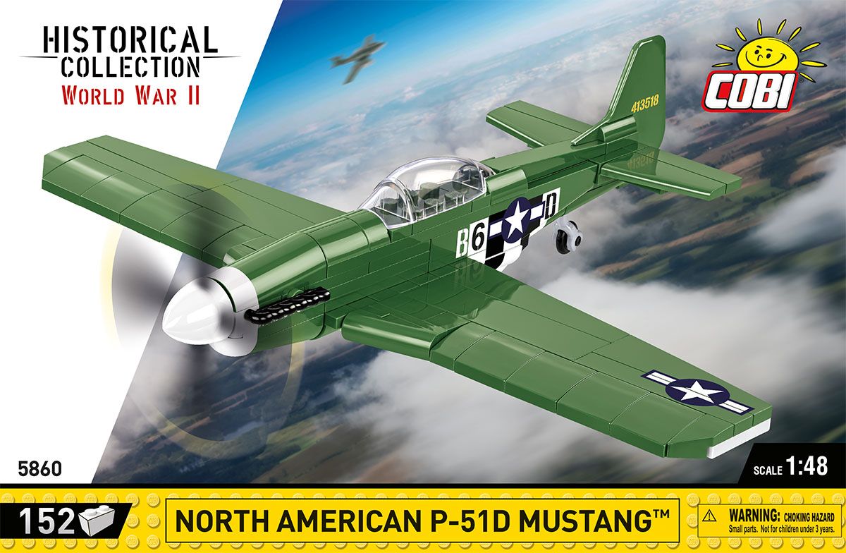 Cobi 5860 Mustang P-51 Flugzeug, Kampfflugzeug, Jet, Bomber, Flugzeug, Kampfflugzeug, Jet, Bomber, Flugzeug, Kampfflugzeug, Jet, Bomber