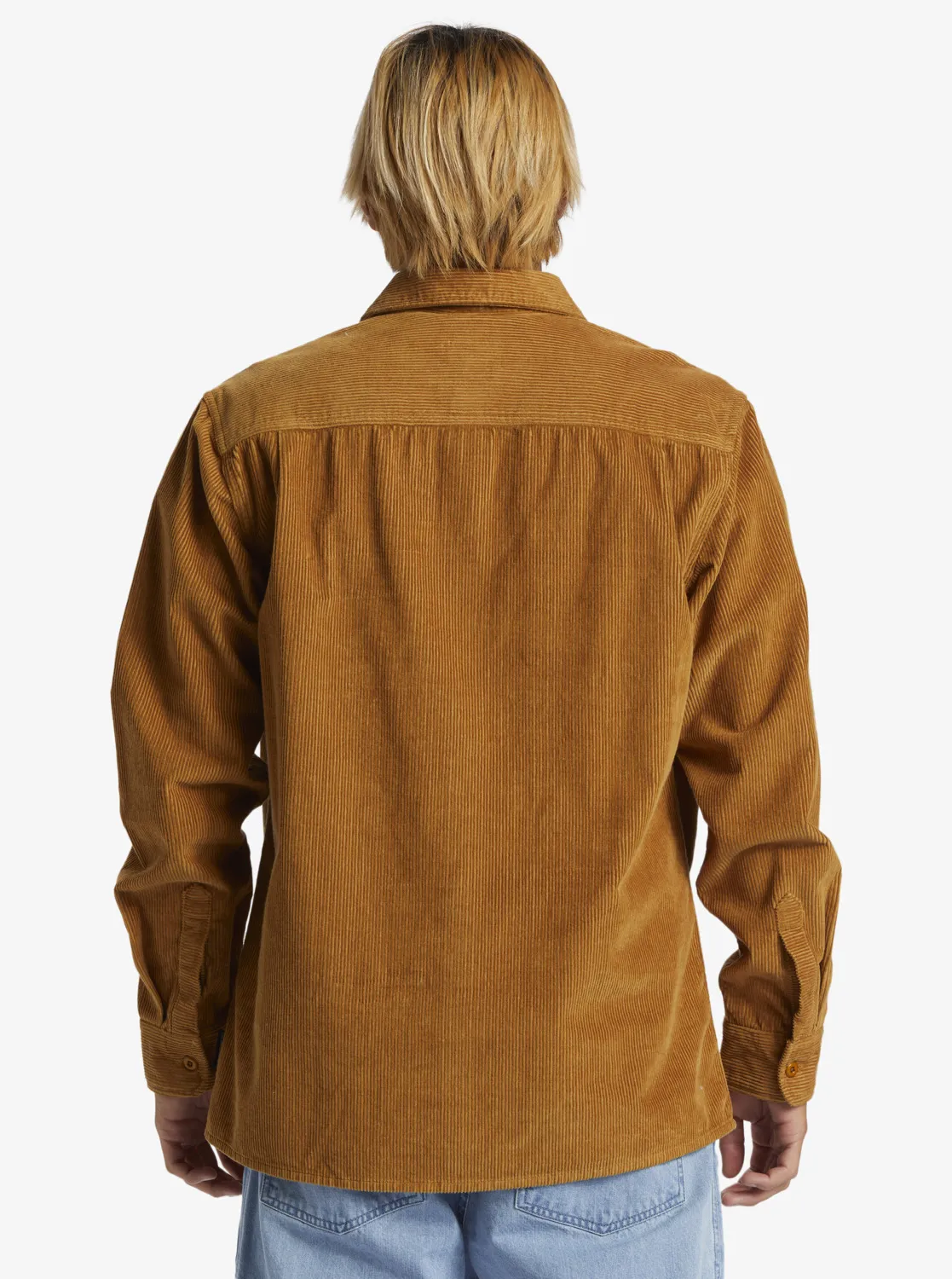 Quiksilver Venture - Langärmliges Kordhemd für Männer Caramel GR. L