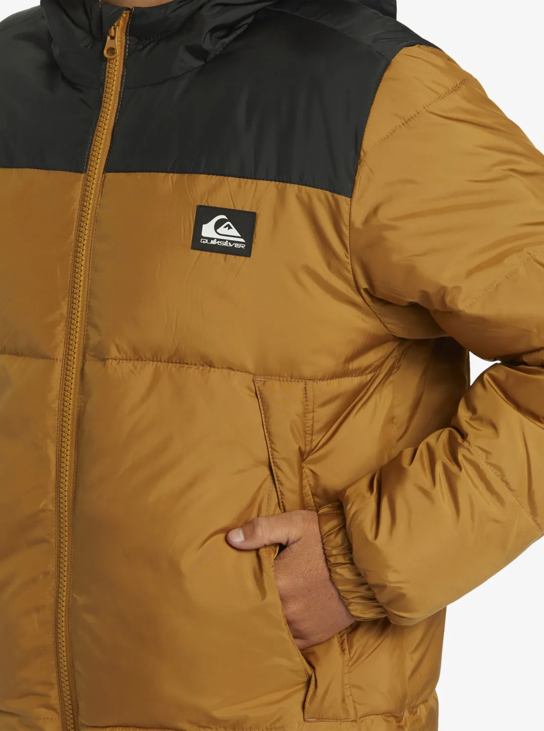 Quiksilver Cold Days - Steppjacke für Jungen 4-16 Caramel GR. M