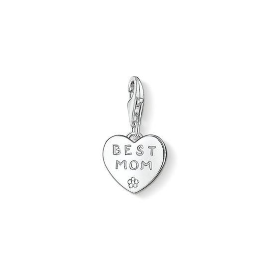 Thomas, Sabo, Anhänger, Charm-Club, Best, Mom, 925, Sterling, Silber, Blank, 0821-001-12