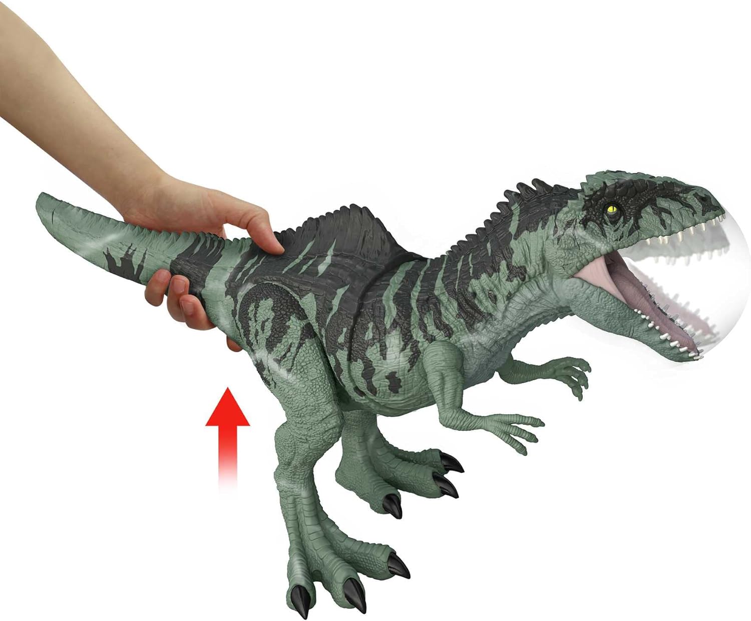Mattel JURASSIC WORLD Strike 'N Roar Giganotosaurus – GYC94