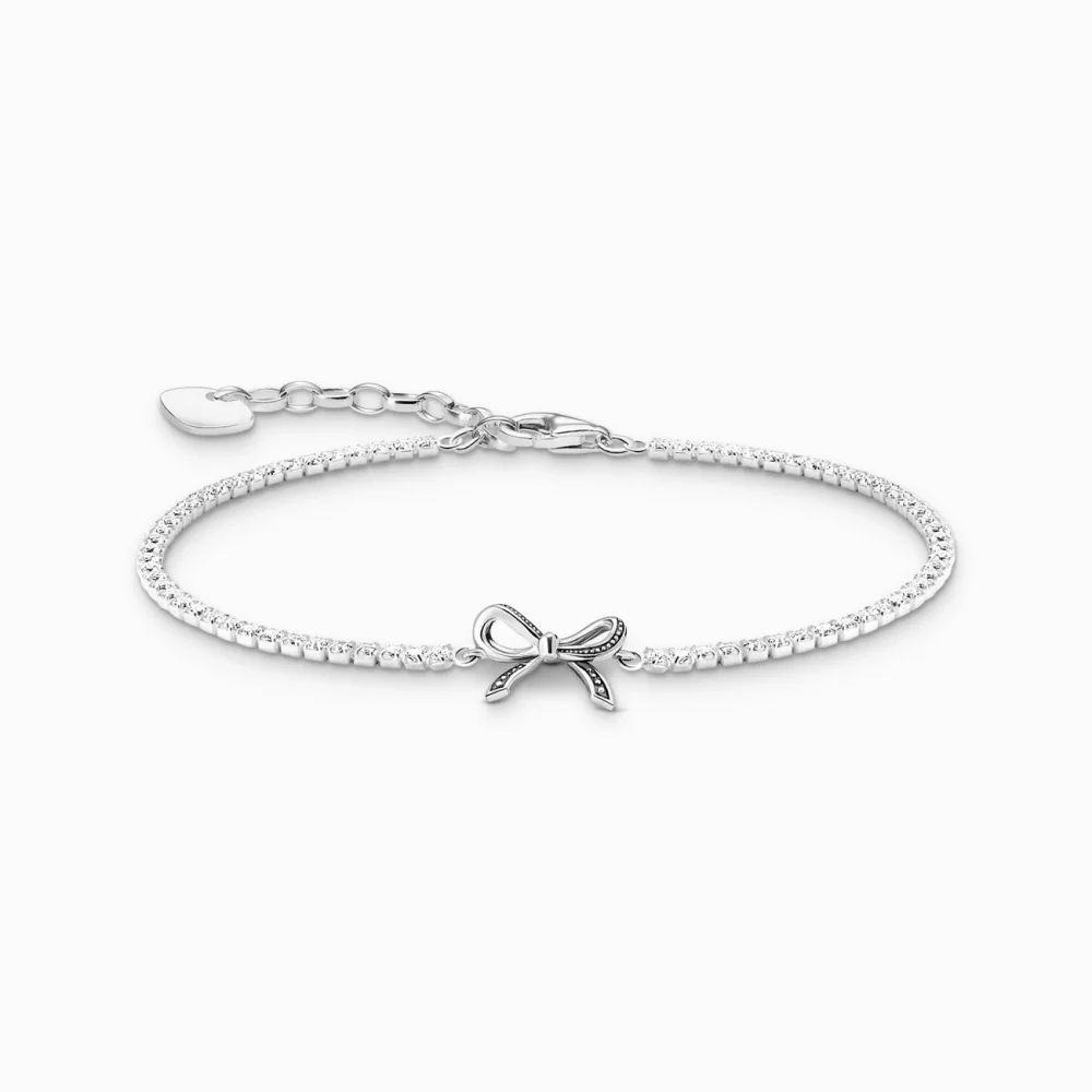 Thomas Sabo Armband Schleifen mit weißen Steinen A2172 643 14 L19V
