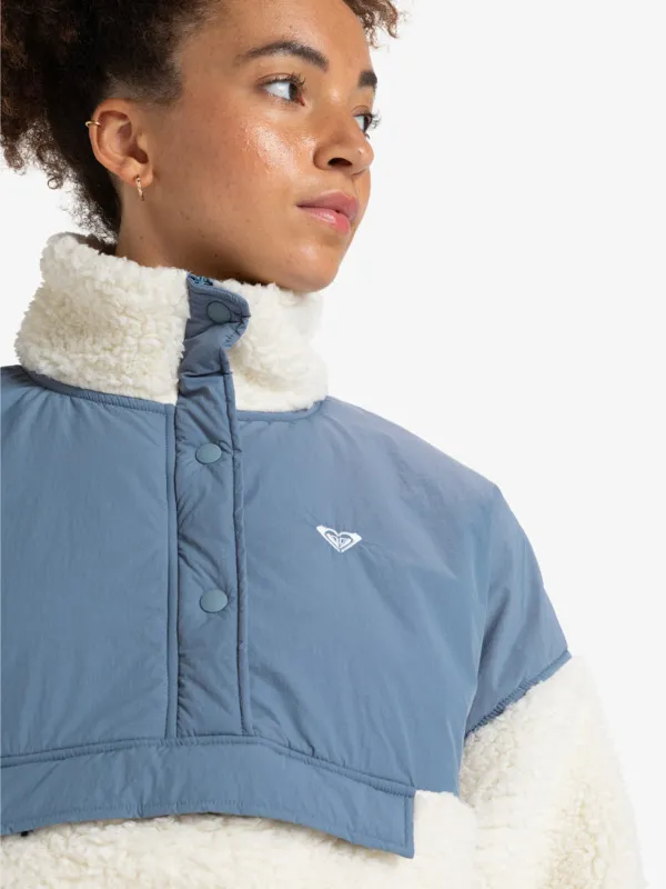 ROXY Waves Of Warmth - Fleece mit Halbreißverschluss für Frauen GR. L