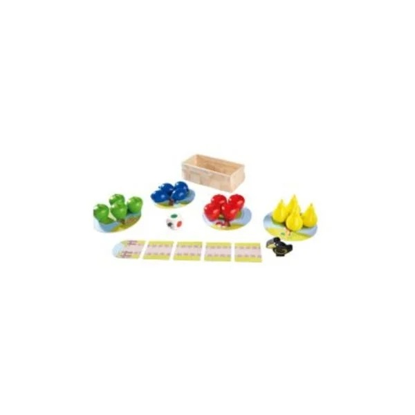 HABA Meine ersten Spiele: Erster Obstgarten - Kooperatives Würfelspiel mit Holzfiguren HABA Meine ersten Spiele: Erster Obstgarten - Kooperatives Würfelspiel mit Holzfiguren