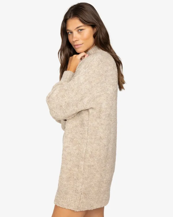 Billabong Kleid Pullover Damen Beige GR. L