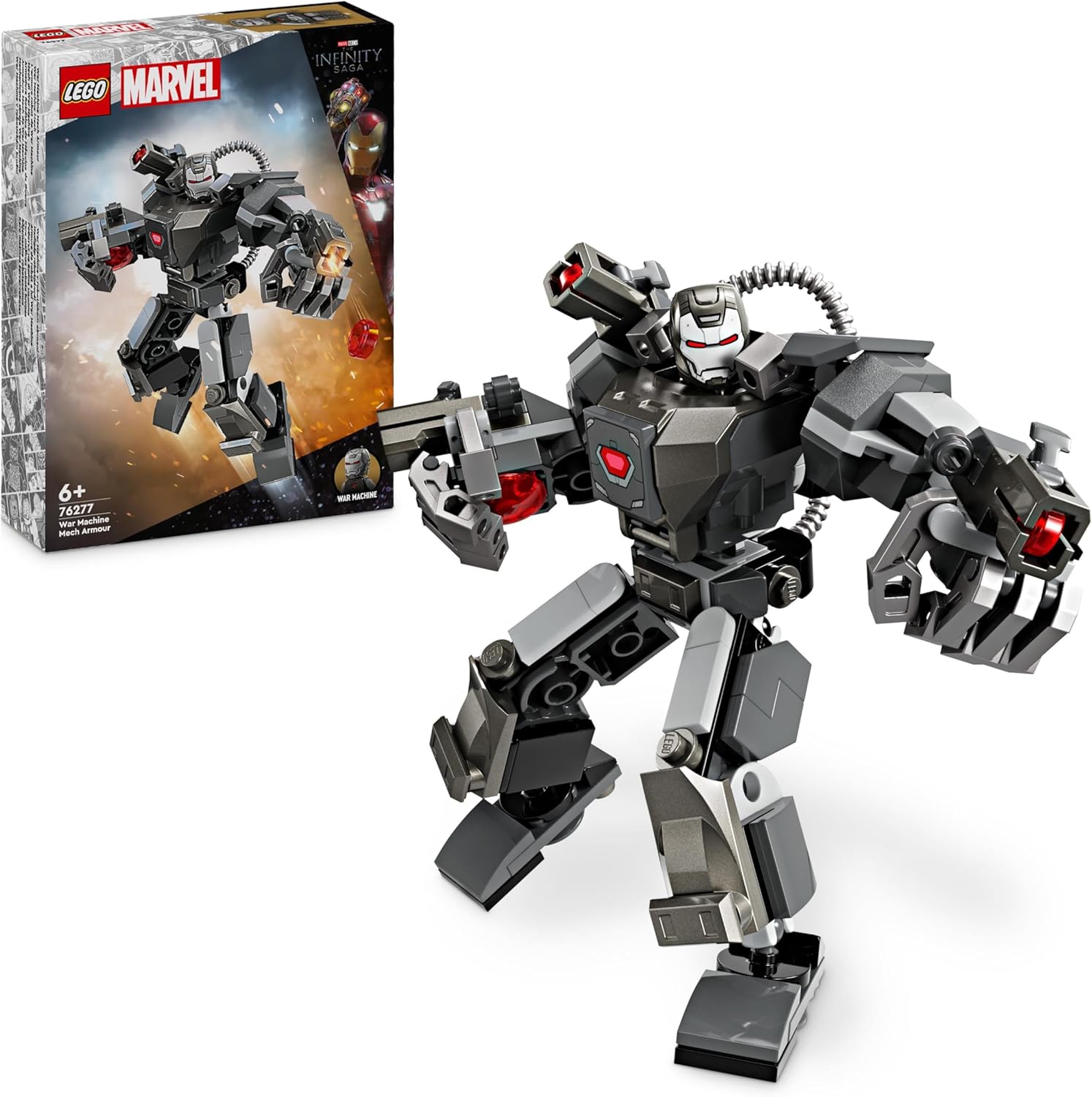 LEGO, MARVEL, War, Machine, Mech, 76277 LEGO MARVEL War Machine Mech 76277