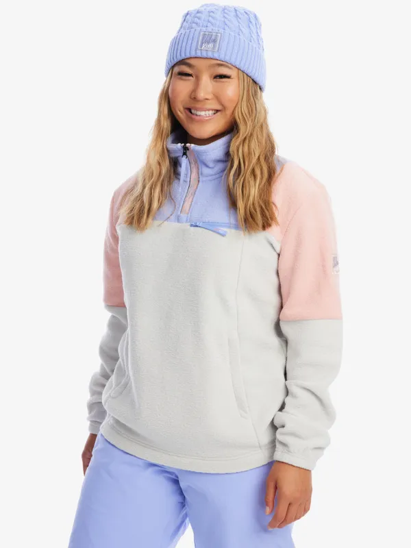ROXY Chloe Kim - Fleece mit Halbreißverschluss für Frauen GR. L
