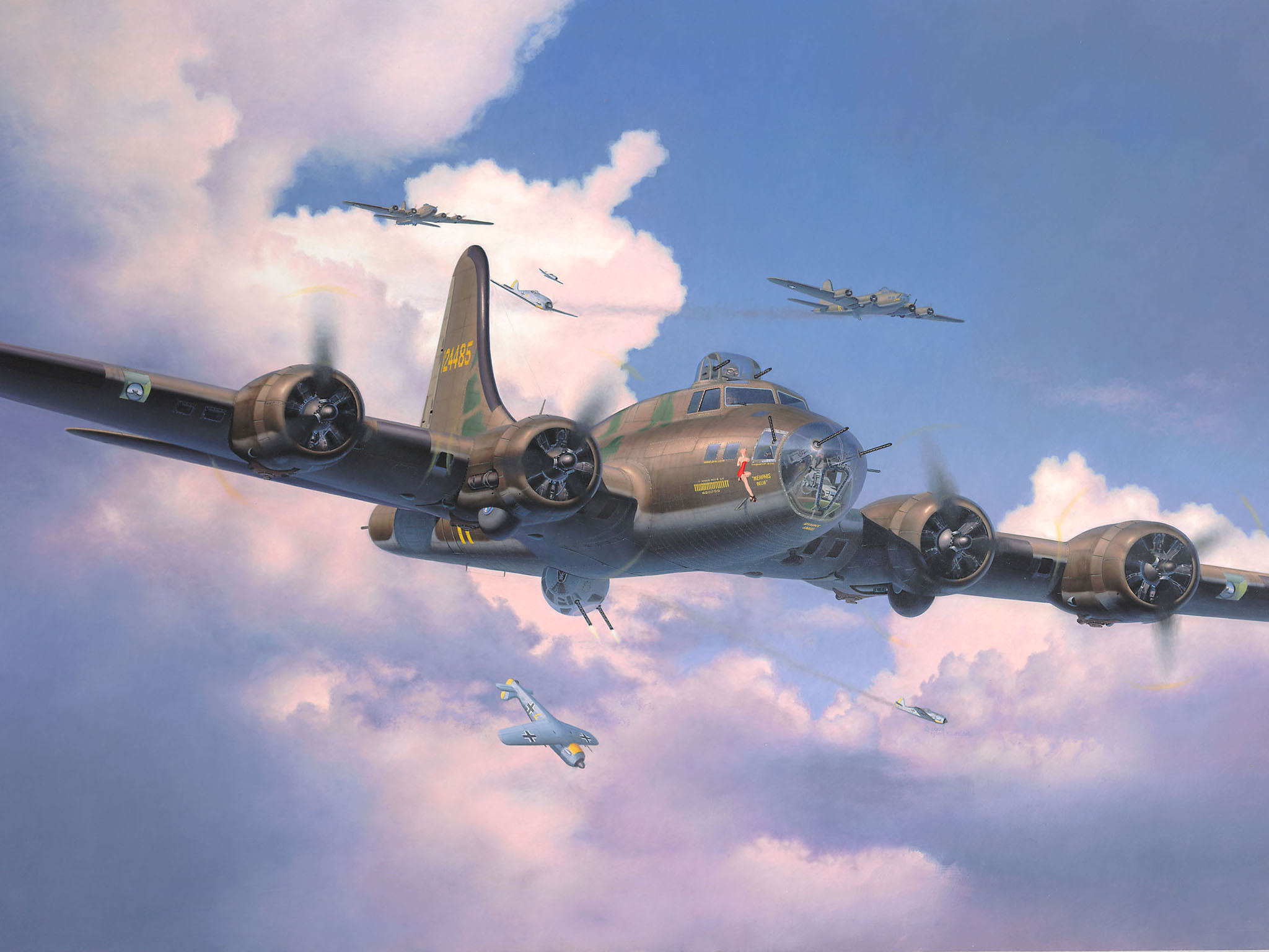 Flugzeug, Bomber, Fahrzeug, Kampfflugzeug
