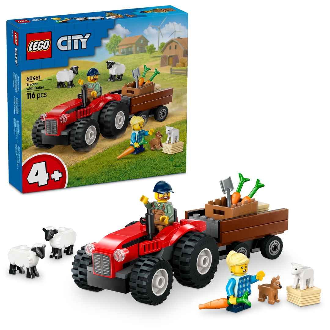 LEGO, City, 60461, Traktor, mit, Anhänger LEGO City 60461 Traktor mit Anhänger