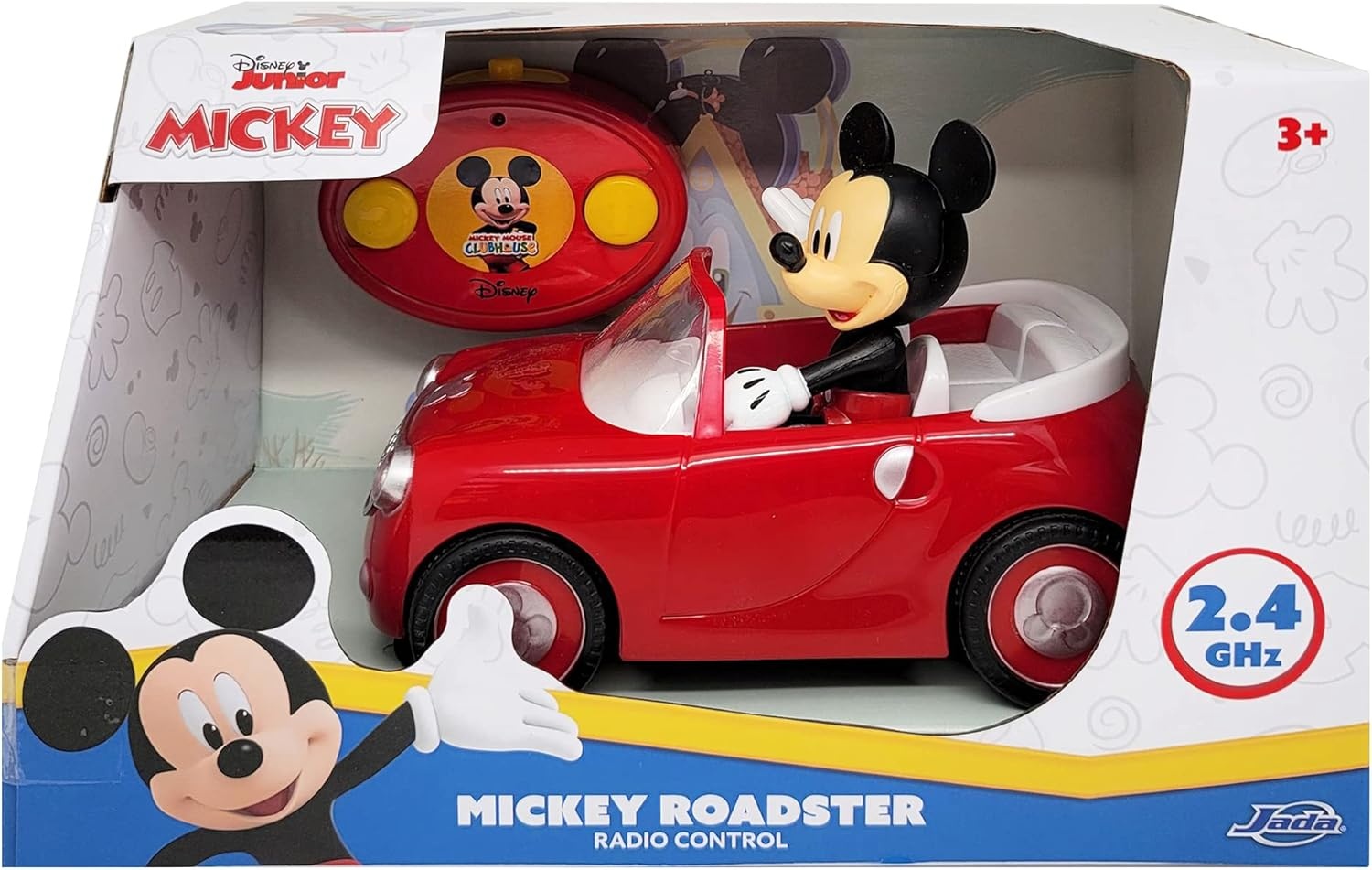 Jada 253074000 RC Mickie Roadster – ferngesteuertes Auto im Maßstab 1:24