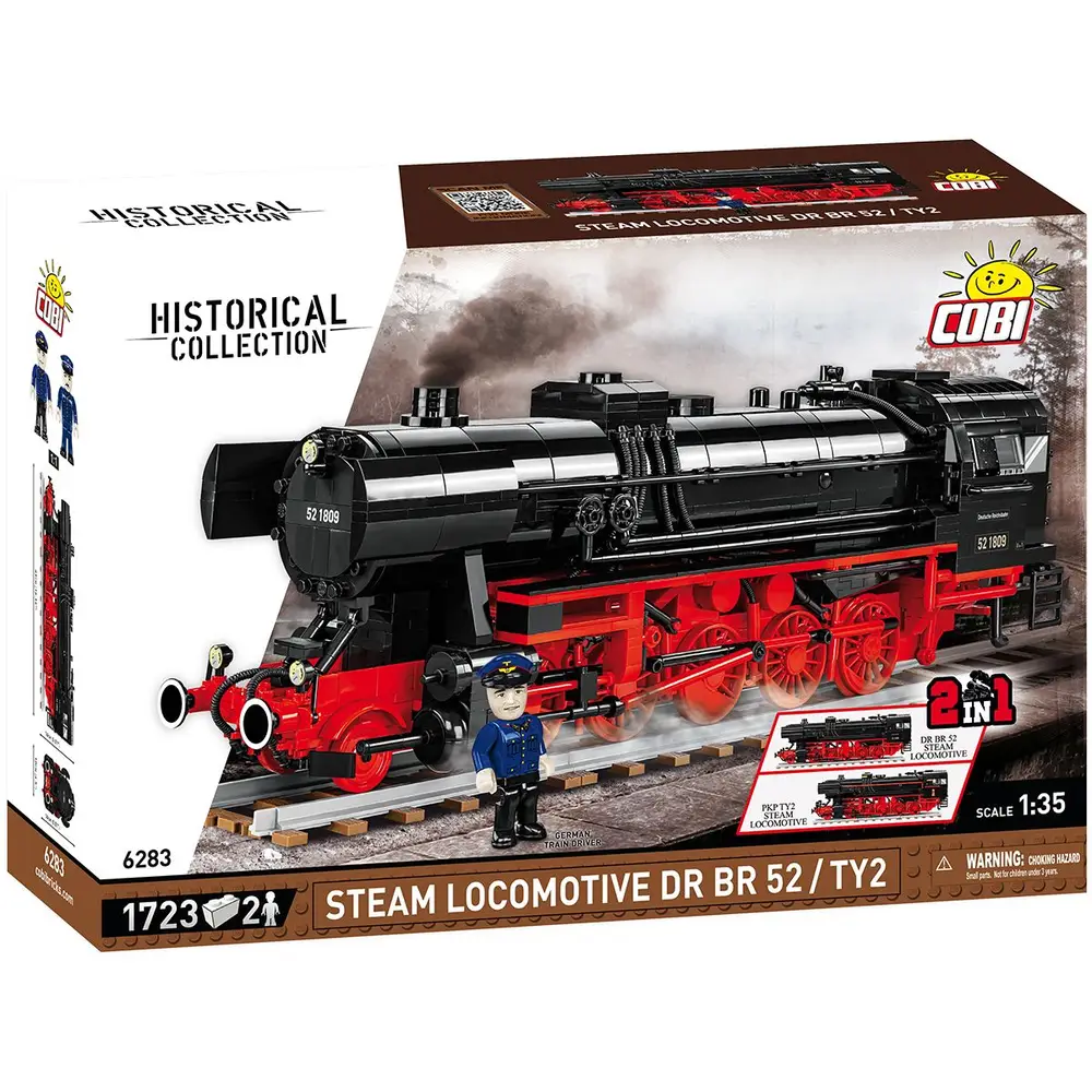 Cobi 6283 DR BR 52/TY2 Steam Locomotive Cobi 6283 DR BR 52/TY2 Steam Locomotive