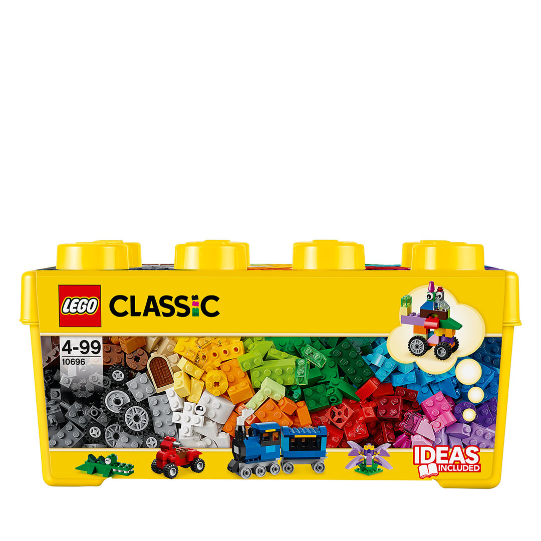 LEGO, Classic, Mittelgroße, Bausteine-Box, 10696, Maschine, Rad LEGO Classic Mittelgroße Bausteine-Box 10696