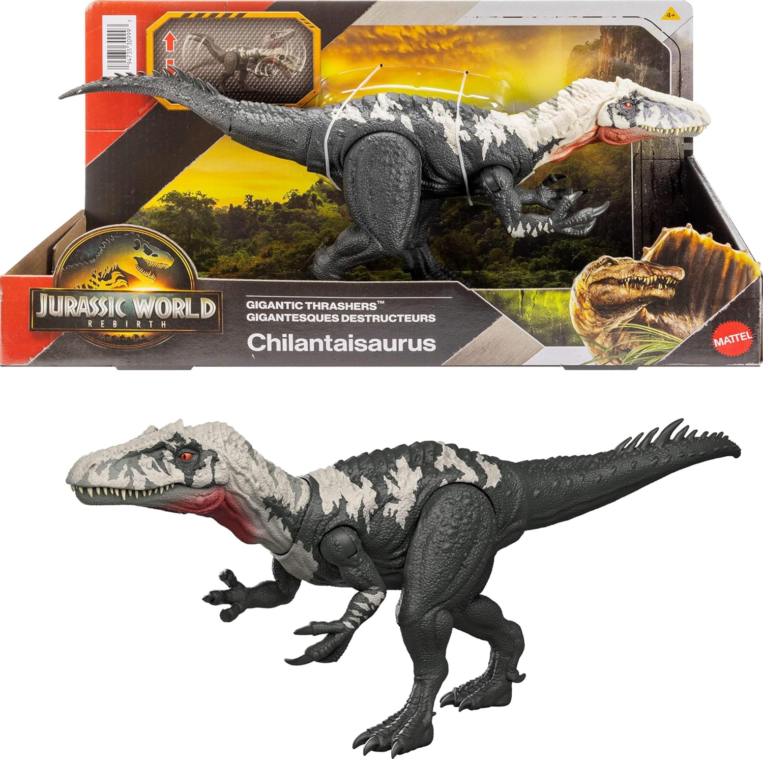 Jurassic World™ Gigantic Trashers Chilantaisaurus Tier, Dinosaurier, Reptil, T-Rex