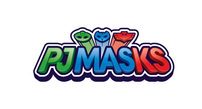 PJ Masks Logo Offizielles Logo der Kinderserie mit den Helden Catboy, Eulette und Gecko