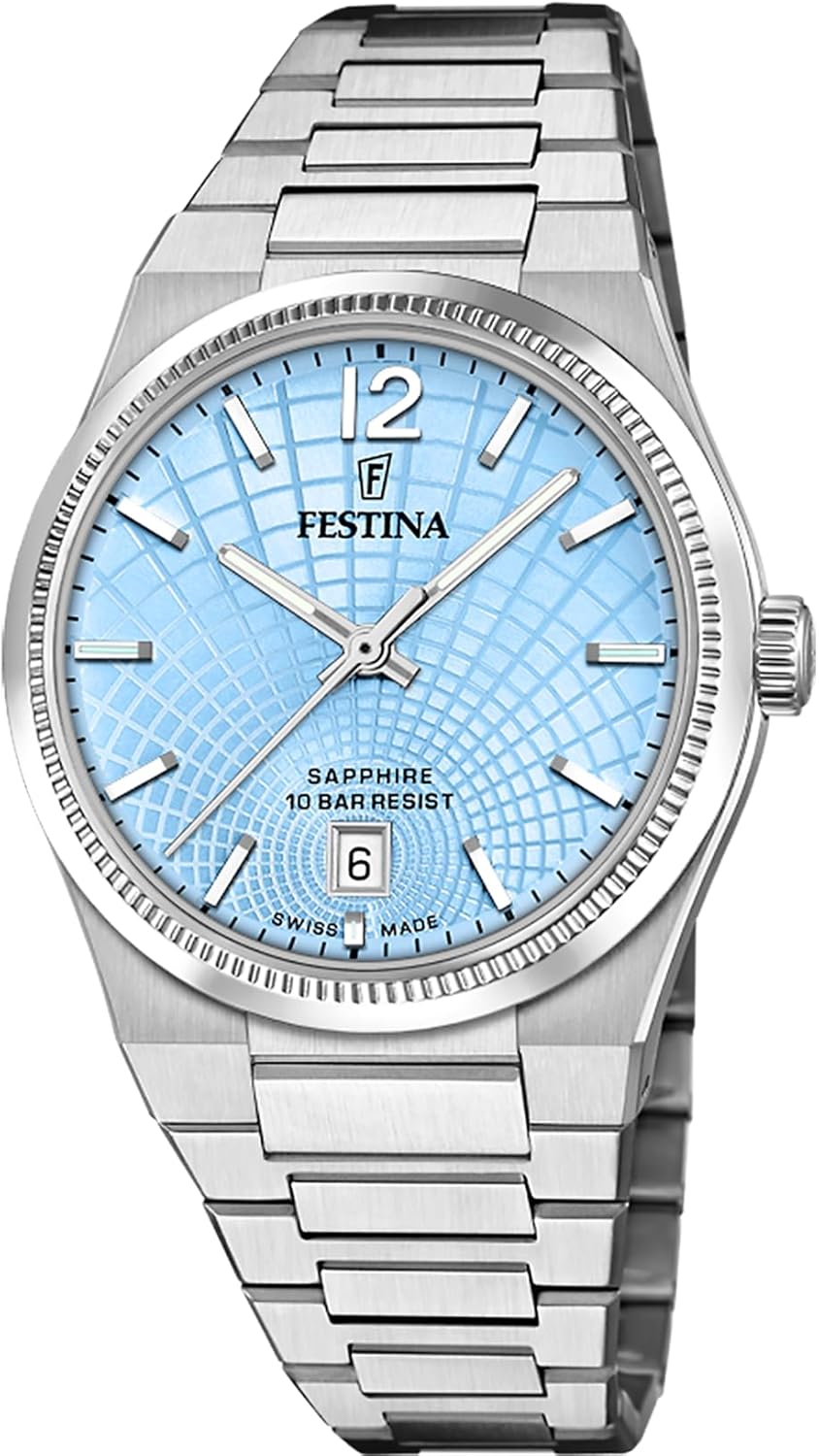 FESTINA DAMENUHR SWISS MADE RIVÉ F20052/5 BLAU