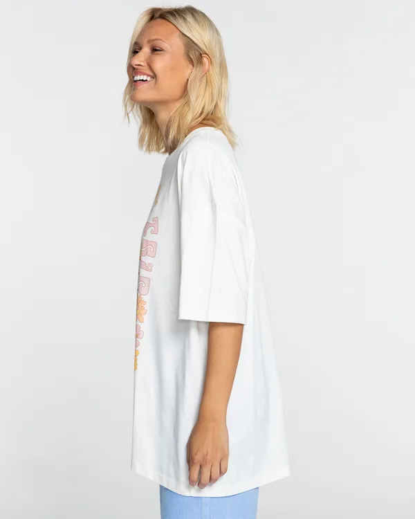 Billabong T-Shirt Damen Salt Crystal GR. L
