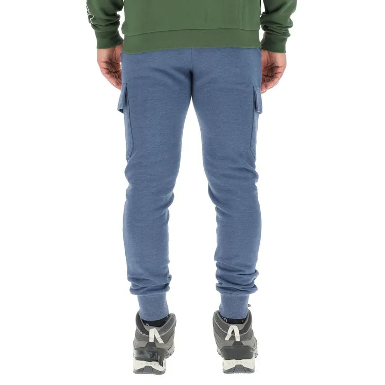 JEEP Herren Cargo-Jogginghose O102896OG - Olivgrün mit Jeep-Star-Print und Seitentaschen GR. XXL