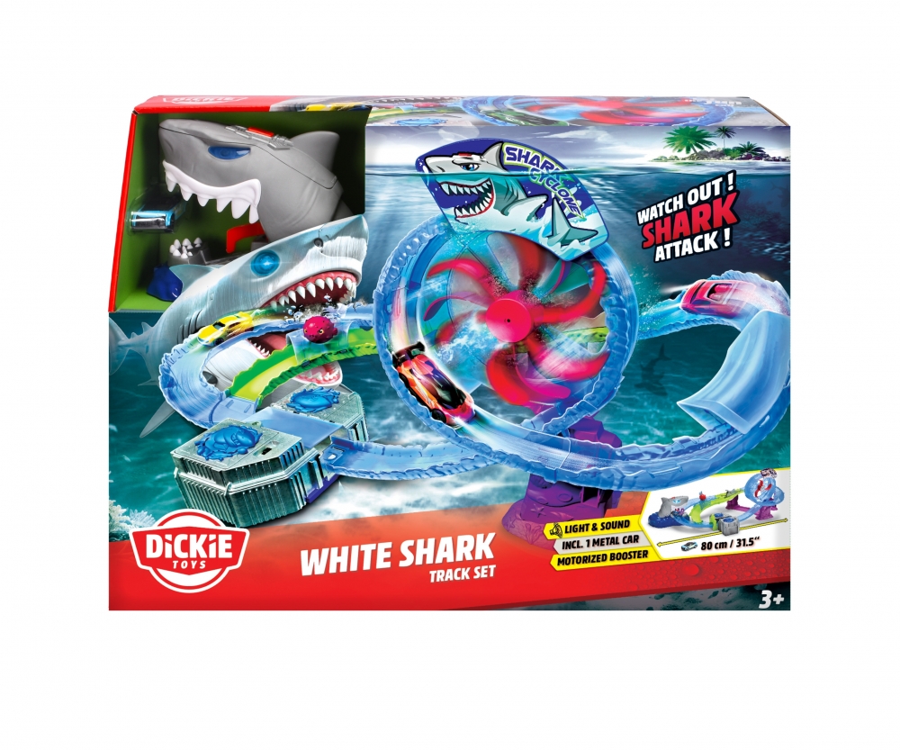Dickie Toys White Shark Track Set 10005190 Dickie, Toys, White, Shark, Track, Set, 10005190