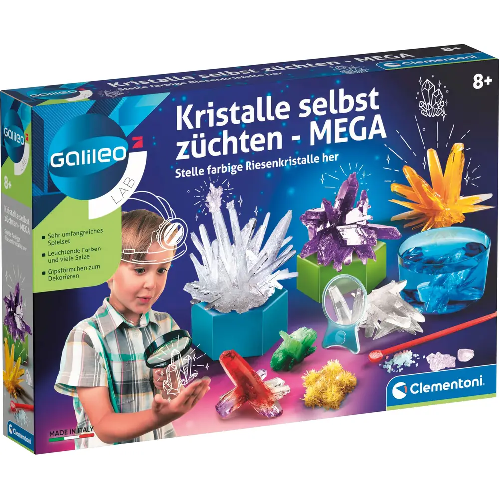 Clementoni Galileo - Kristalle selbst züchten - Mega Clementoni Galileo - Kristalle selbst züchten - Mega