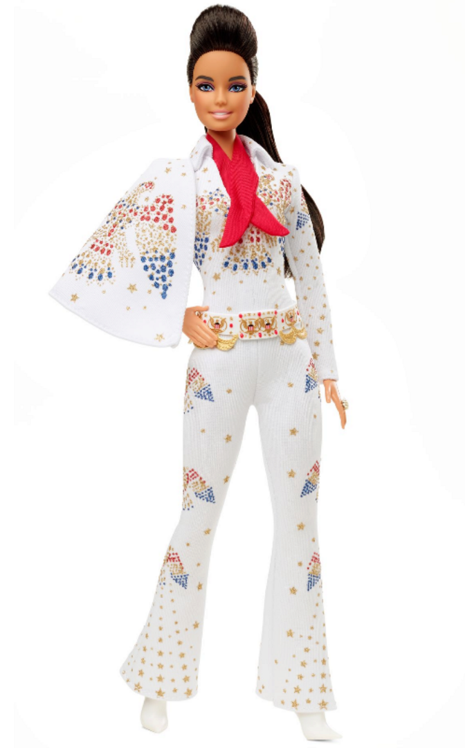 Barbie_Signature_Music_Partnership_Elvis_Presley_Puppe_GTJ95, Formelle Kleidung, Kleid, Person, Spielzeug