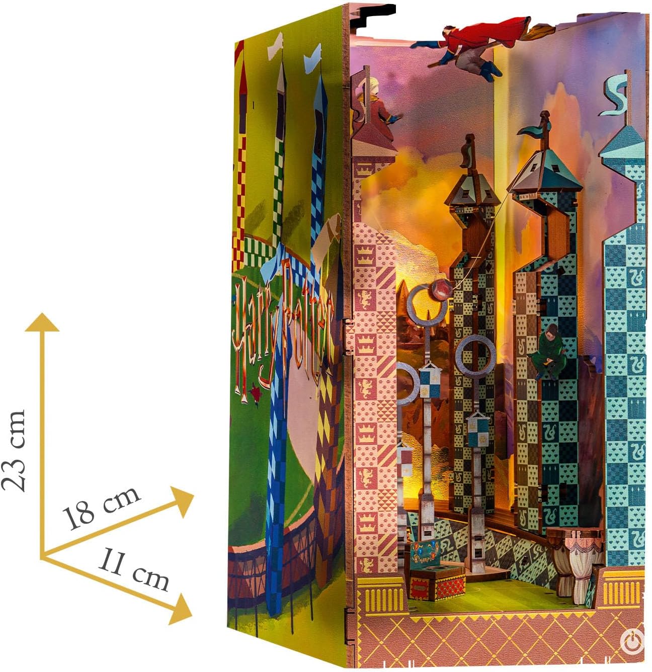 Revell 00532 Tiny Adventures – Harry Potter "Quidditch Field" Book Nook Modellbausatz