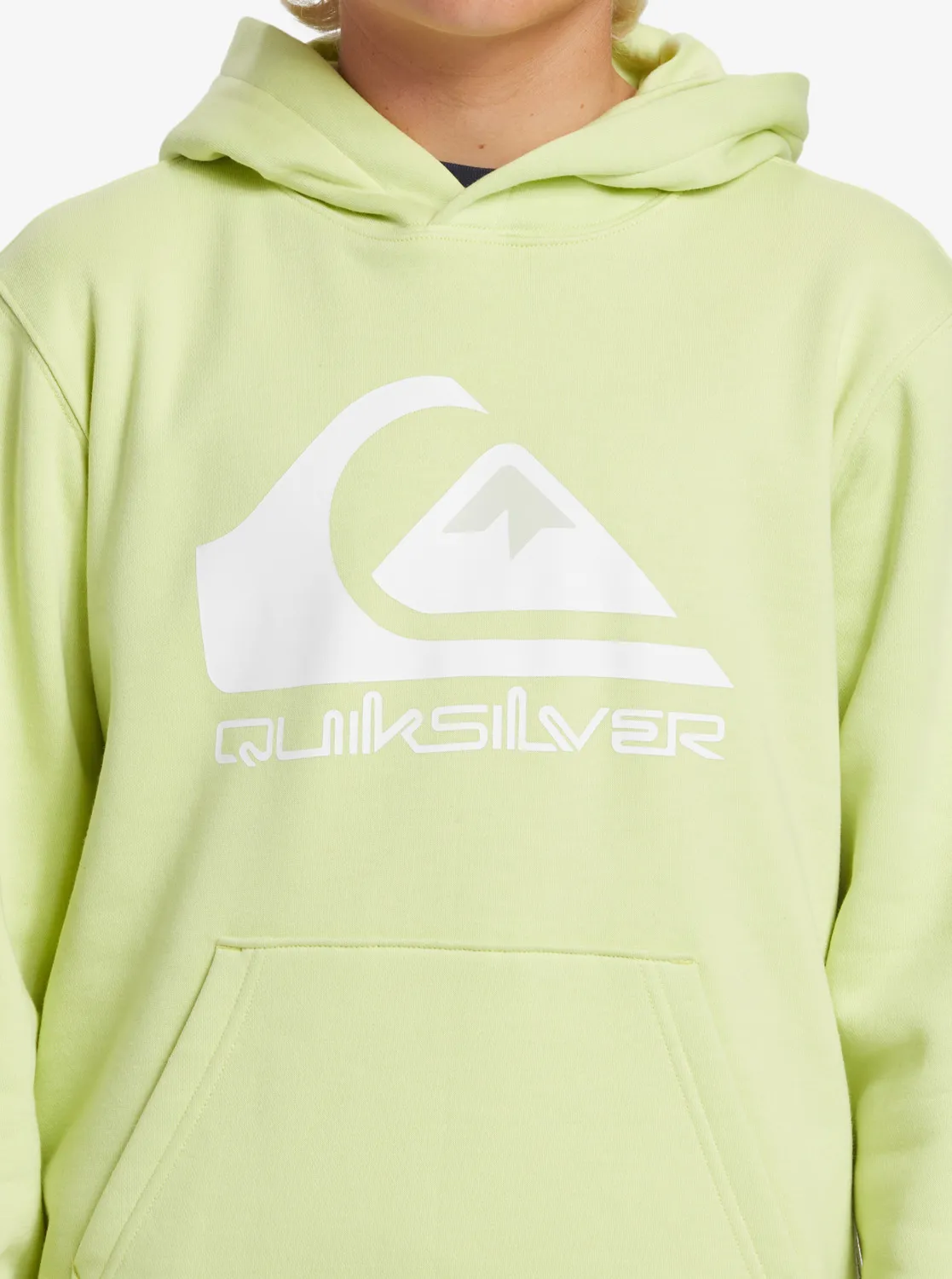 Quiksilver Big Logo - Kapuzenpulli für Jungen 8-16 Mintgrün GR. L