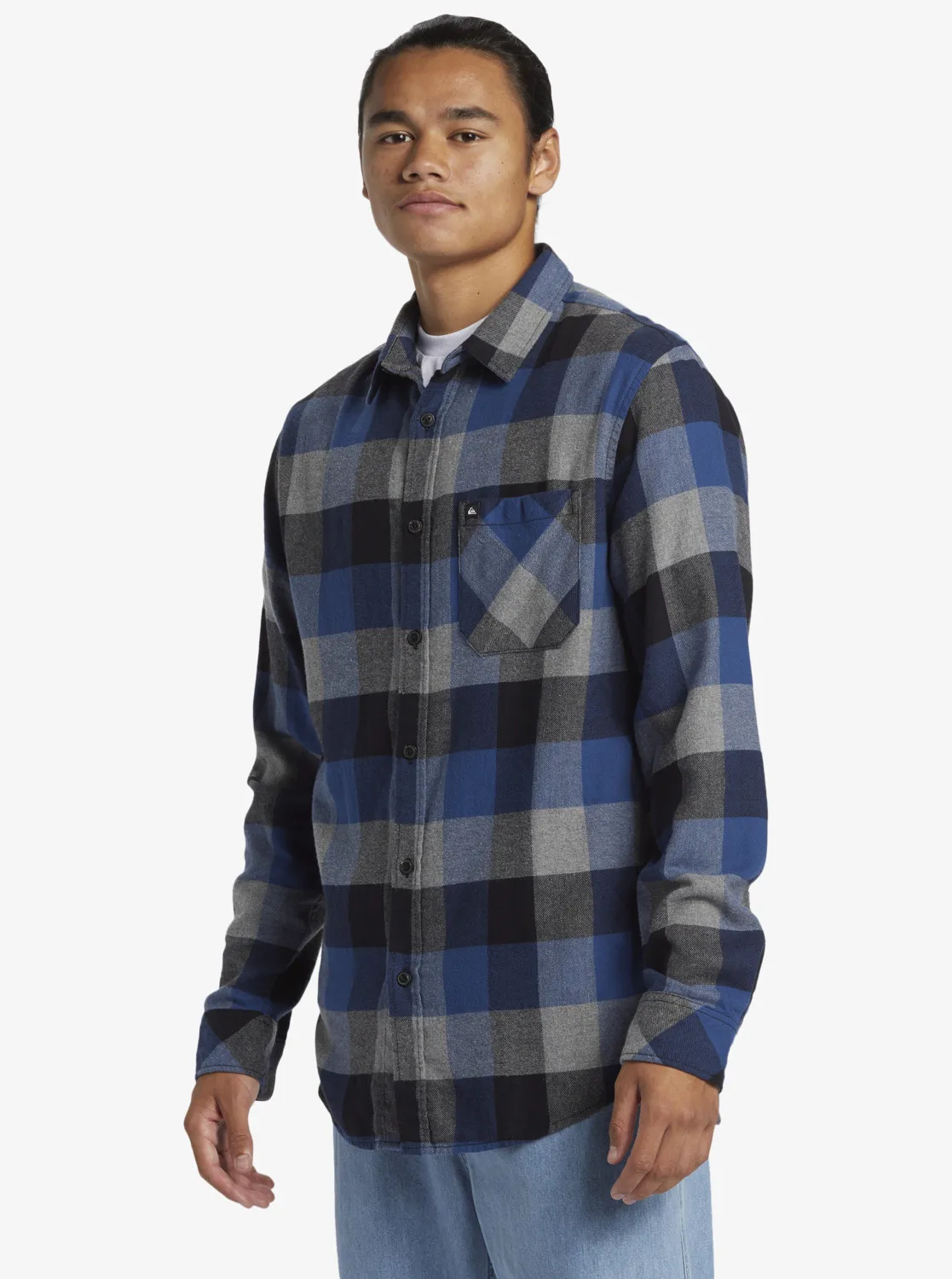 Quiksilver Motherfly  - Flanellhemd für Männer Blau GR. L