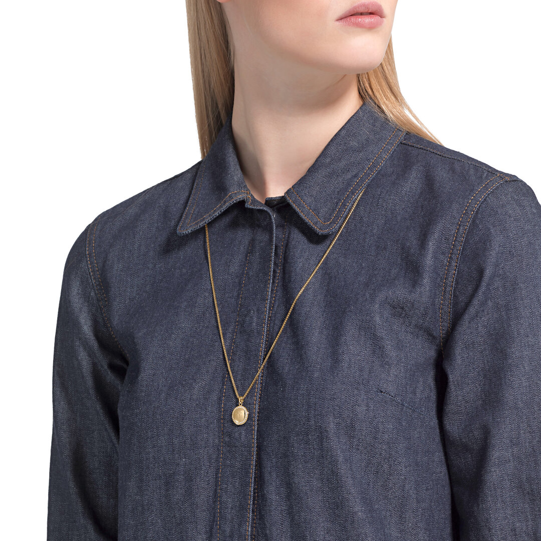 JOOP! Kette Kornblume Silber 925 Damen Silber 75 cm 2030949 Zubehor, Anhänger, Schmuck, Halskette, Jacke