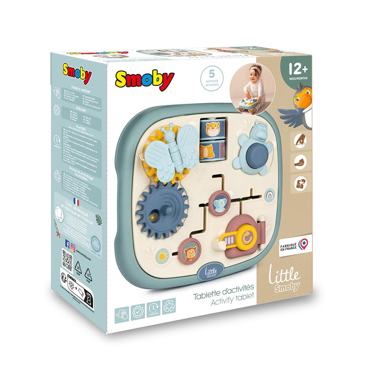 Smoby LS Lernspielzeug Activity Board 5-in-1 7600140317