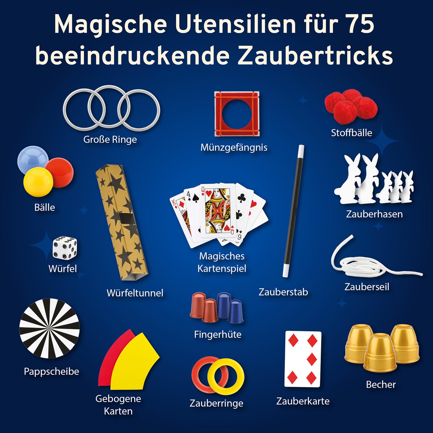 Kosmos Magic Gold Edition – 75 Zaubertricks Für Deine Große Bühnenshow 694319
