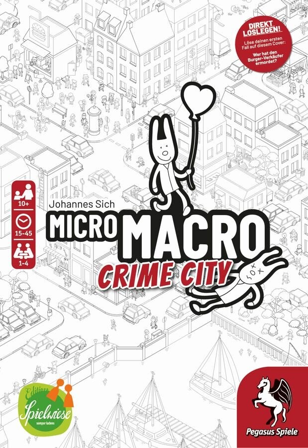 MicroMacro: Crime City Edition Spielwiese Buch, Veröffentlichung, Comics, Buch, Veröffentlichung, Comics