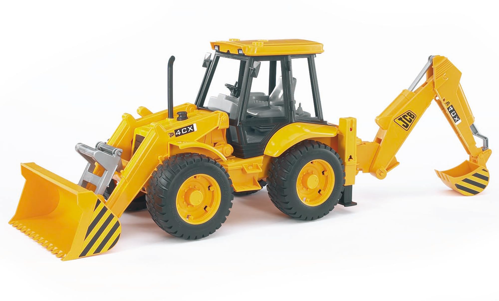 Bruder 02428 JCB 4CX Baggerlader DE Maschine, Bulldozer