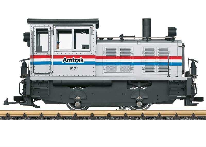 LGB L27632 Diesellokomotive-Amtrak LGB, L27632, Diesellokomotive-Amtrak, Lokomotive, Eisenbahn, Zug, Transport, Fahrzeug