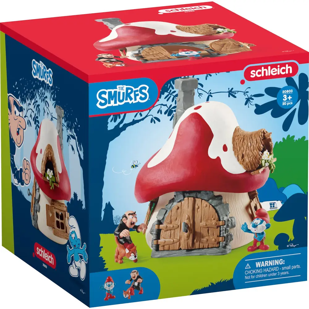 schleich Pre School Smurfs 20803 Schlumpf Haus mit 2 Figuren