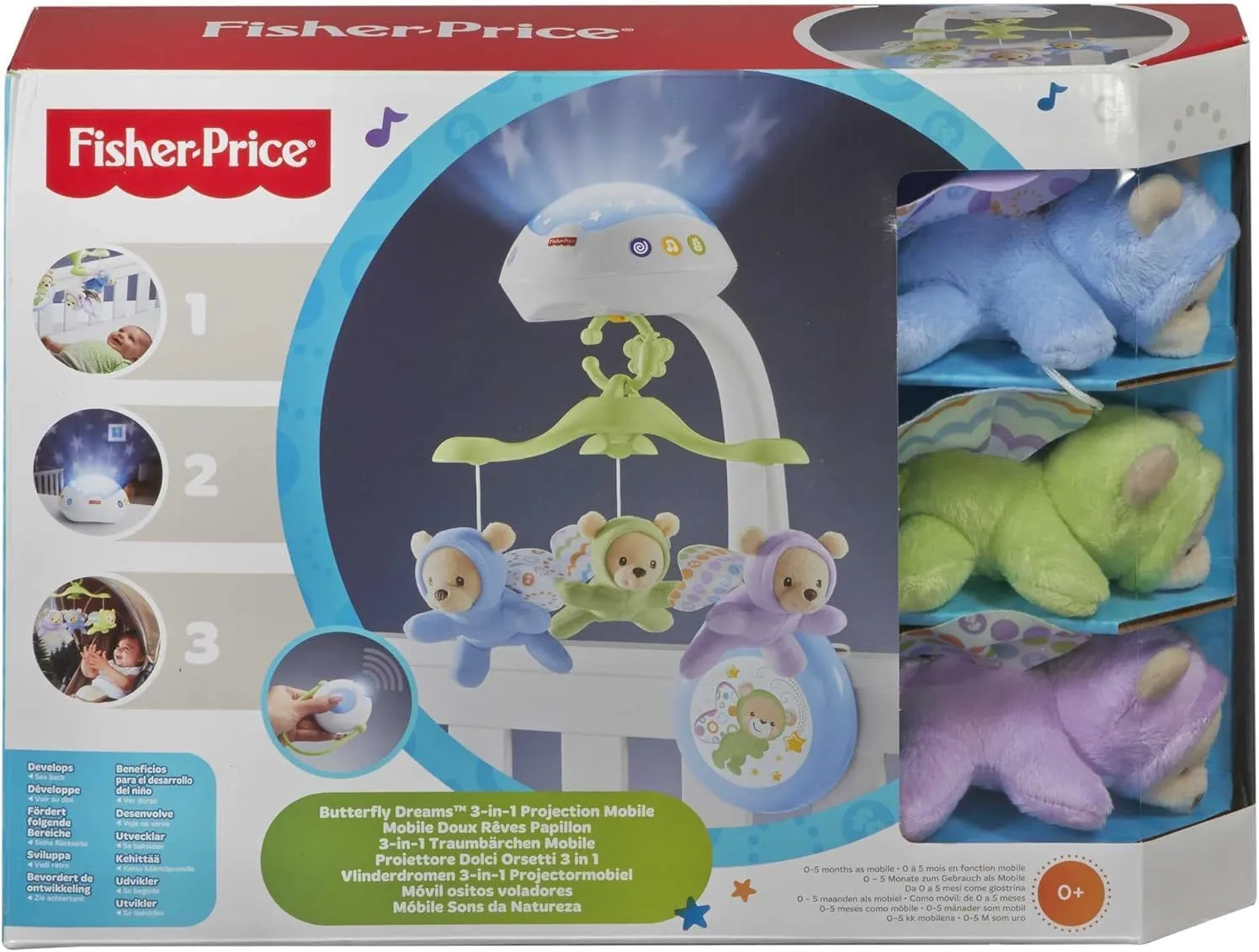 Fisher Price 3-in-1 Traumbärchen Mobile