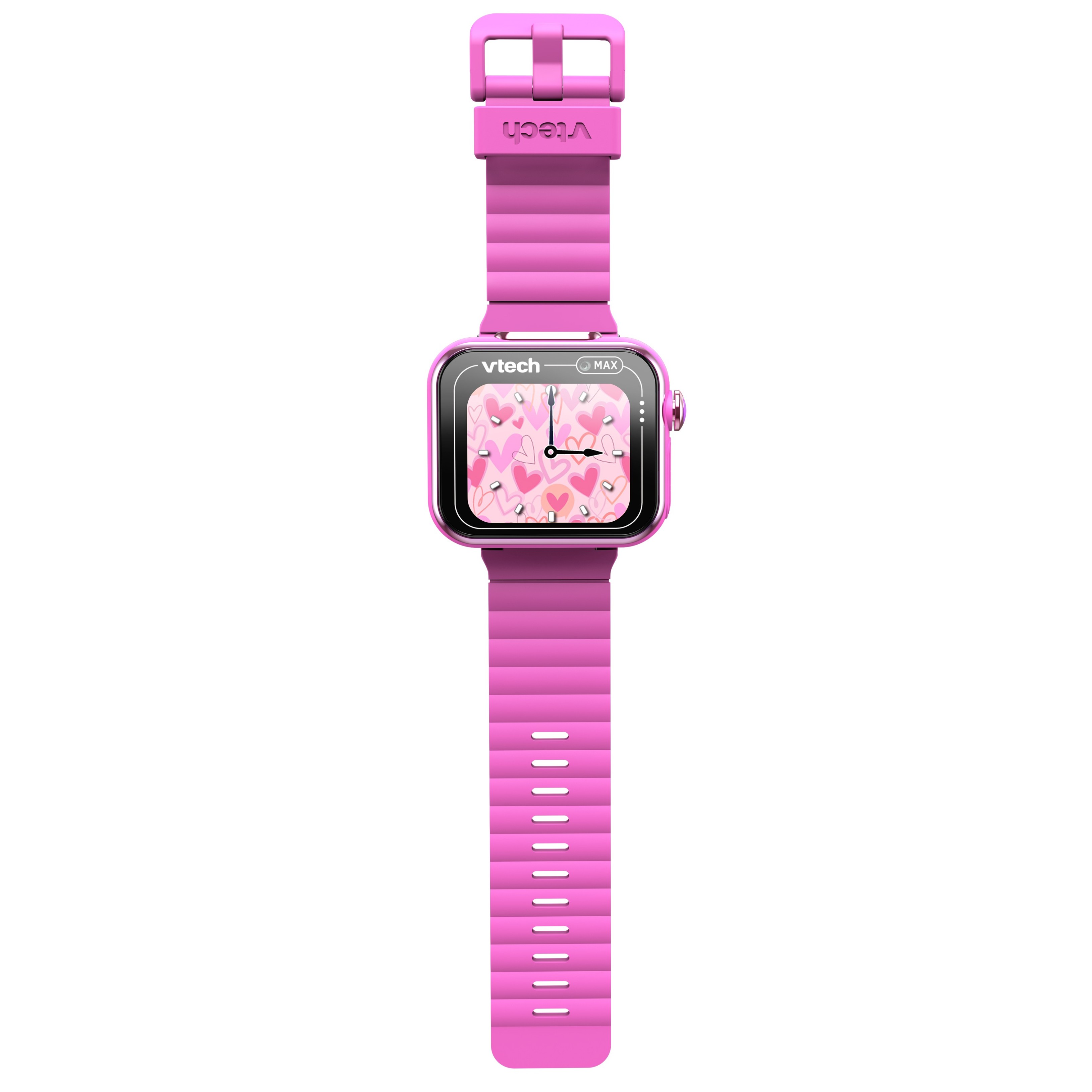 VTech KidiZoom Smart Watch MAX pink Kinder-Smartwatch mit Duokamera & Touchscreen, ab 5 Jahren VTech KidiZoom Smart Watch MAX pink mit Touch-Display 1,69, Duokamera für Fotos/Video, Schrittzähler, Spiele & Kreativ-Apps, Wecker, Musik-Player, USB-Akku, spritzwassergeschützt, ab 5 Jahren, Armbanduhr, Elektronik, Digitale Uhr
