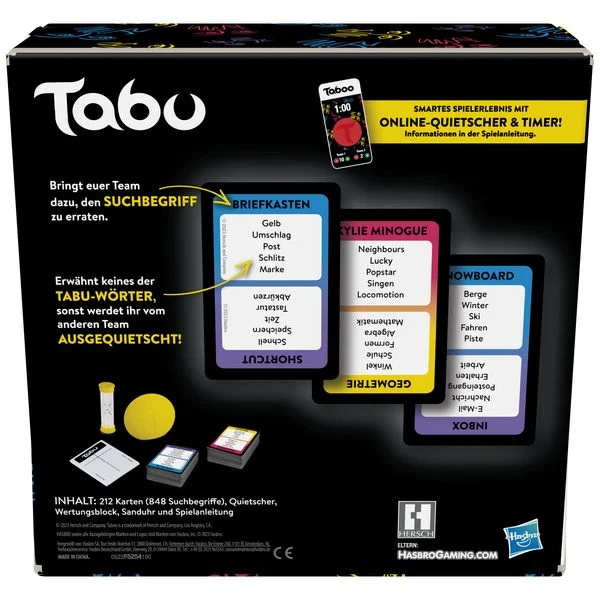 Tabu NEW Partyspiel Wörterspiel 5254100
