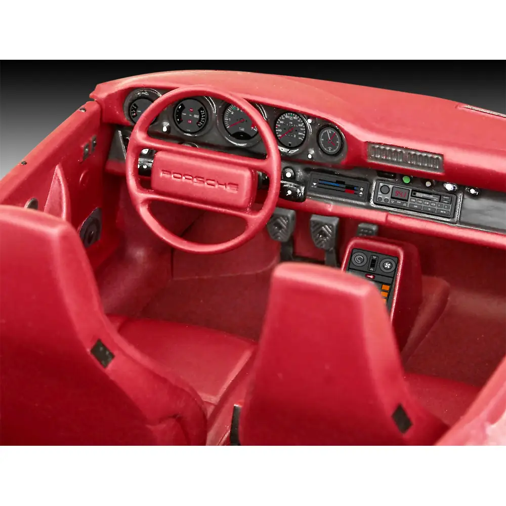 Revell 07688 Porsche 911 Carrera 3.2 Coupé (G-Model) – Sportwagen Modell 1:24