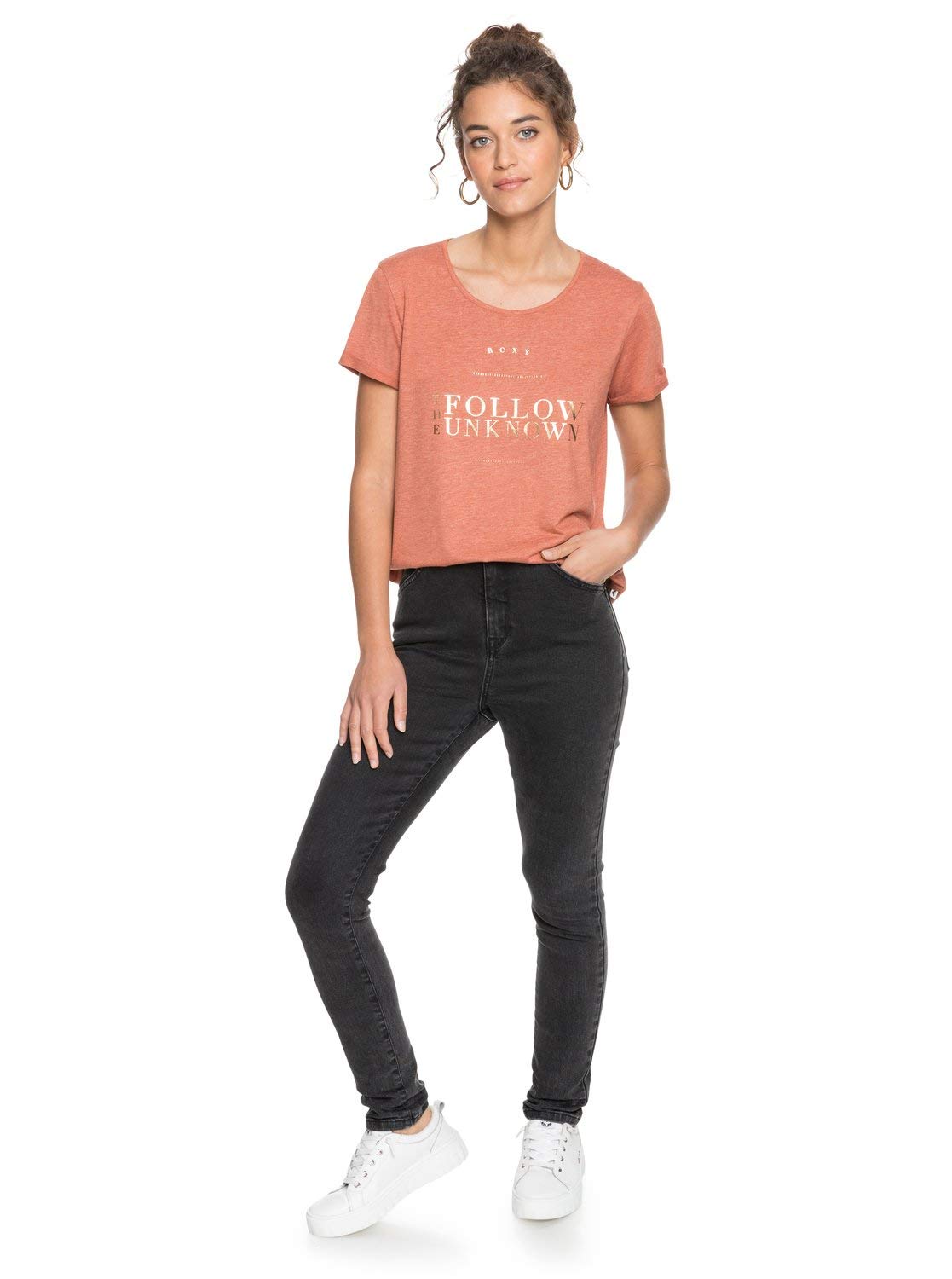 Roxy Call It Dreaming – Damen-T-Shirt in Coral GR. M