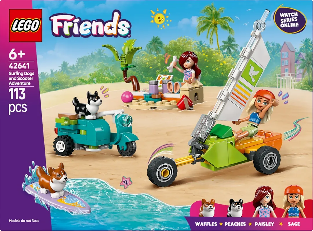 LEGO, Friends, 42641, Strandabenteuer, mit, Hunden LEGO Friends 42641 Strandabenteuer mit Hunden