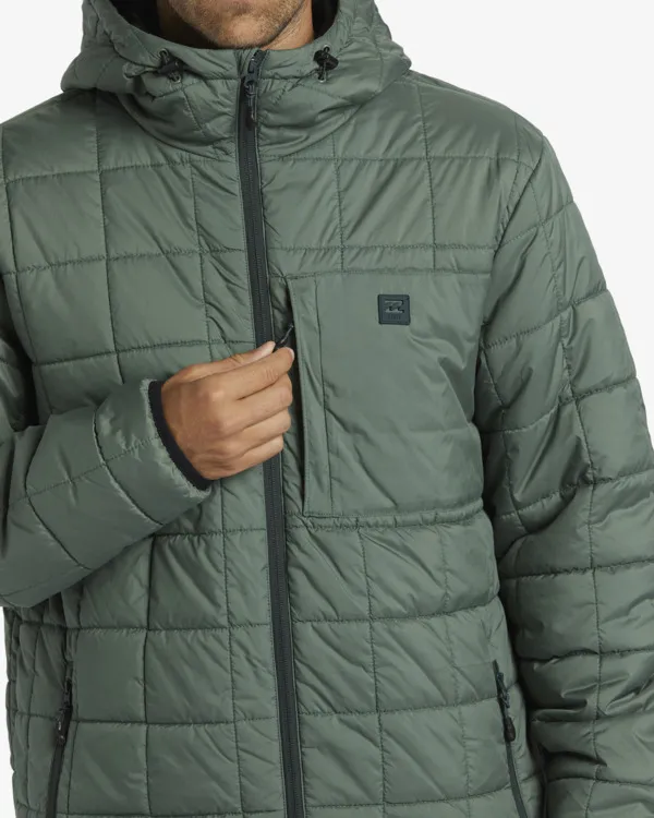 Billabong Jacke Herren Puffer Grün GR. L