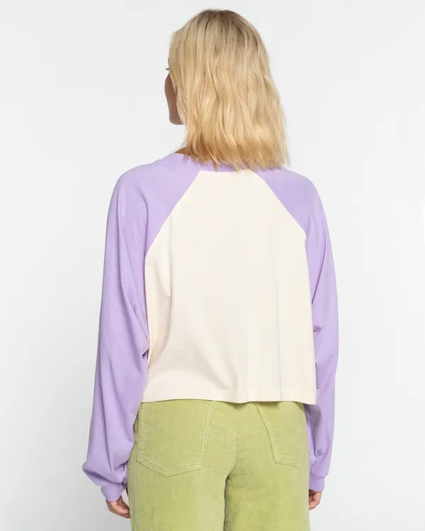 Billabong Shirt Lang Damen Lilac GR. L