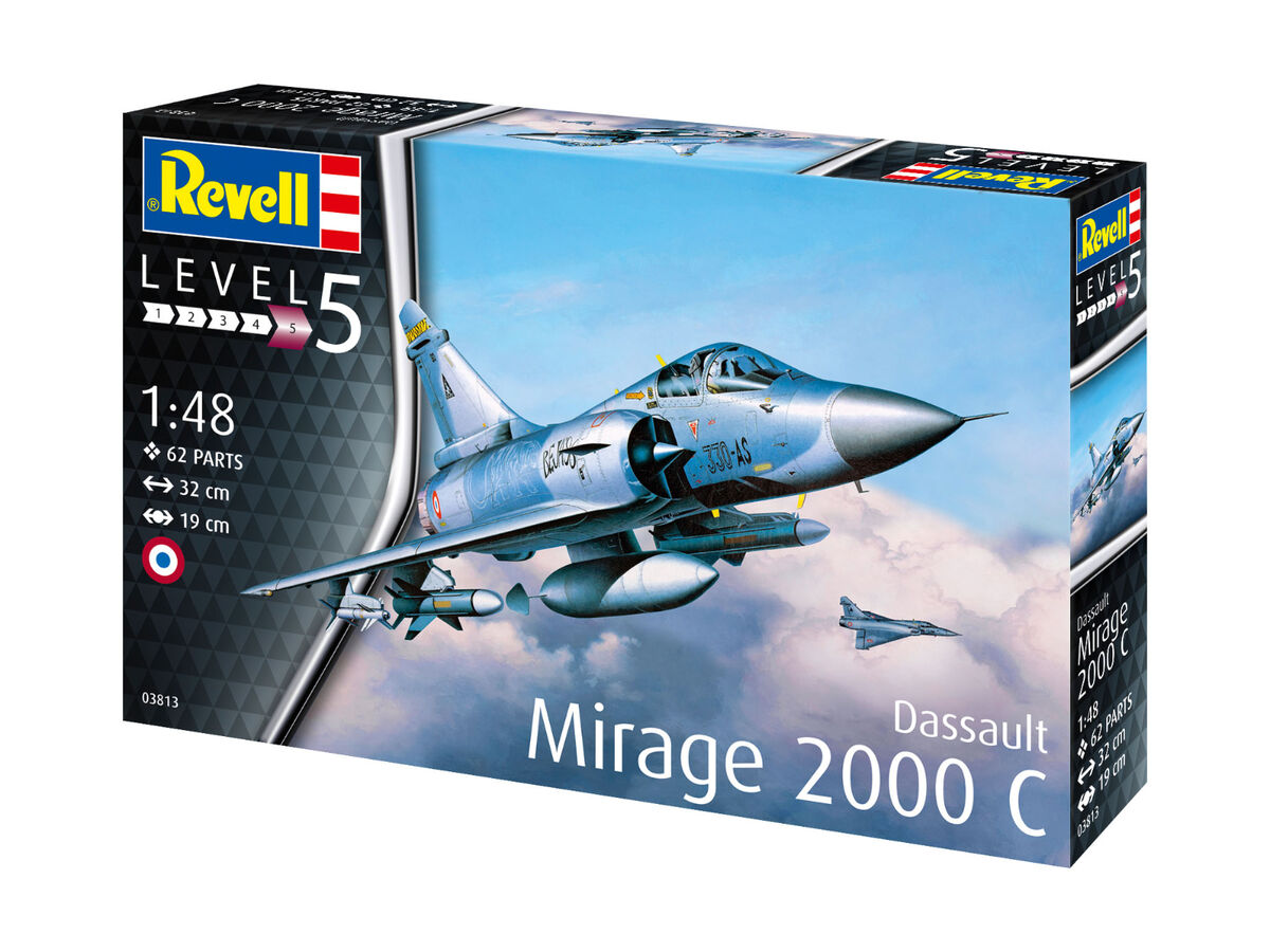 Revell_03813_Dassault_Mirage_2000C_Flugzeuge_1:48