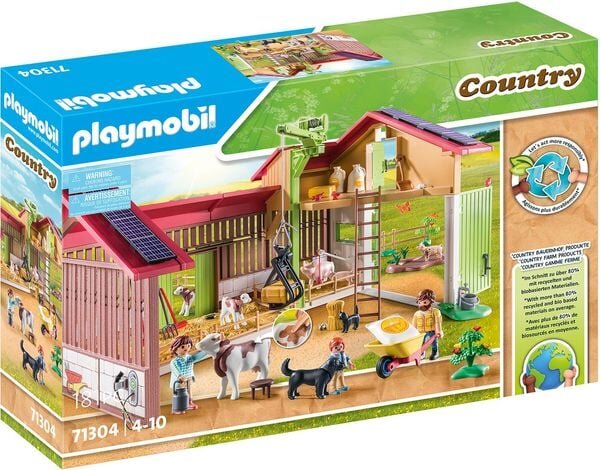 PLAYMOBIL 71304 Großer Bauernhof PLAYMOBIL, 71304, Großer, Bauernhof, Spielbereich, Person, Drinnen, Spielbereich, im, Freien, Hund