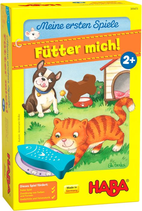 HABA Meine ersten Spiele: Fütter mich! Kooperatives Memo- und Zuordnungsspiel mit Tierfiguren HABA, Meine, ersten, Spiele:, Fütter, mich!, Kooperatives, Memo-, und, Zuordnungsspiel, mit, Tierfiguren