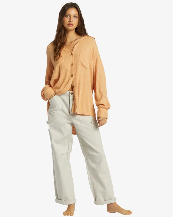Billabong Bluse Damen Lang Baked Clay GR. L